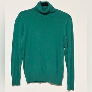 Joseph Turquoise Knit Turtleneck Sweater Size‎ Medium